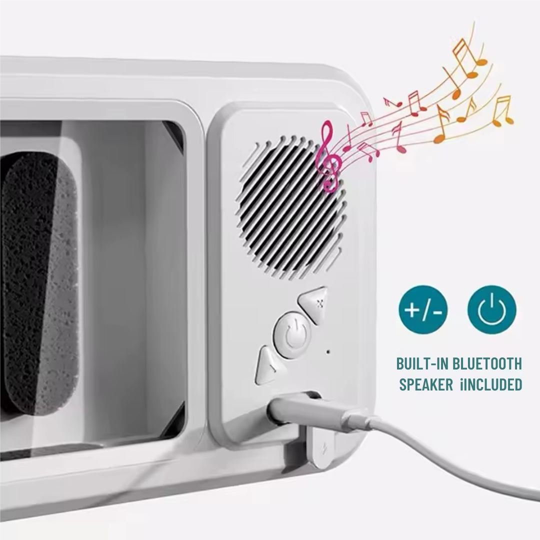 ShowerPlay™ Waterproof Phone Holder with Bluetooth Speaker