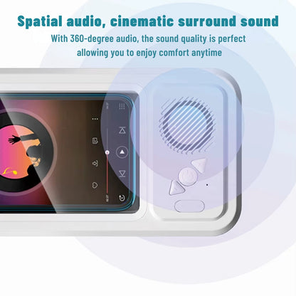 ShowerPlay™ Waterproof Phone Holder with Bluetooth Speaker
